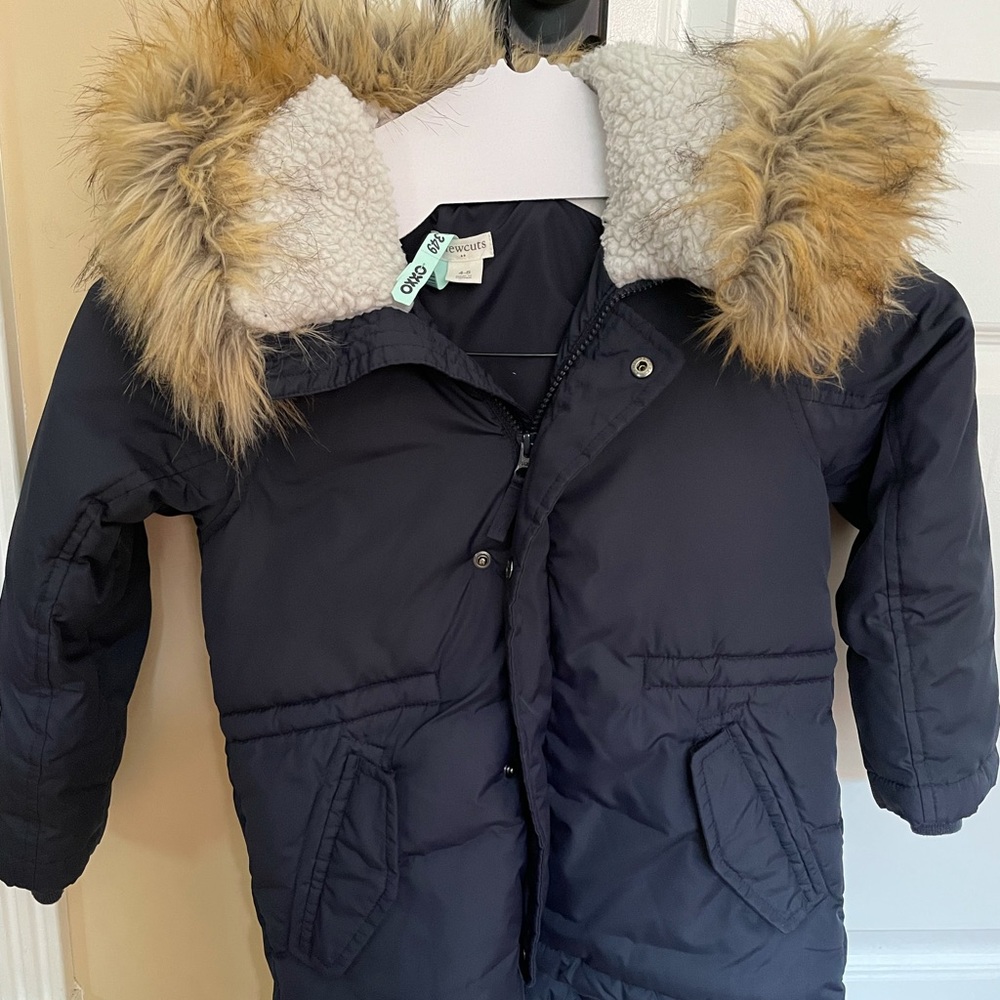 🛑SOLD🛑Girl or Boy Navy Crewcut Winter Coat
